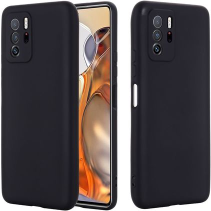 Mobigear Rubber Touch POCO X3 GT Silikone Bagsidecover - Sort