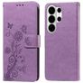 Mobigear Flowers Samsung Galaxy S26 Ultra Funda tipo libro Cartera - Morado