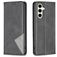 Mobigear Rhombus Slim Samsung Galaxy S24 FE Capa livro - Preto