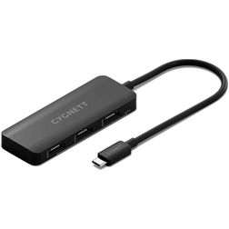 USB hub Cygnett Unite 3-in-1 USB-C na HDMI 0,15 m - Černá