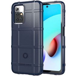 Mobigear Rugged Shield Xiaomi Redmi 10 4G TPU flexível Capa traseira Antichoque - Azul