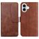 Mobigear S Line iPhone 17 Cover a libro portafoglio - Marrone