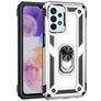 Mobigear Armor Ring Samsung Galaxy A23 Hard Case Back cover Shockproof with Ring Holder - Silver