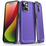 Mobigear Slim Armor iPhone 15 Plus Plástico rígido Capa traseira Antichoque - Roxo
