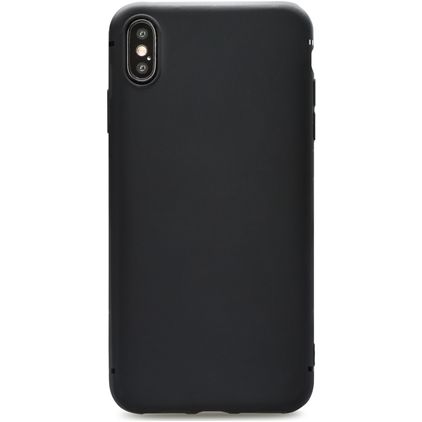 Xccess Invisible Thin iPhone XS Max Fleksibel TPU Ekstra tynd Bagsidecover - Sort