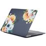Mobigear Design MacBook 12 tommer (2015-2017) Hardshell Laptopcover MacBook Case - Flowers Black - Model A1534