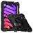Mobigear SureGrip Xtreme iPad Mini 6 (2021) Cover Hård plast / Silikone Bagsidecover + Stylus-holder + Skulderrem + Stander - Sort