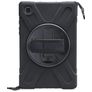 Xccess Survivor All-round Samsung Galaxy Tab A7 (2020) Plastica rigida / Silicone Back cover + Tracolla + Supporto - Nero
