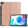 Mobigear Tri-Fold Realme Pad 10.4 (2021) Lompakkokotelo - Ruusukulta