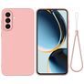 Mobigear Rubber Touch Samsung Galaxy A56 Silicone Capa traseira - Rosa