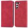 Mobigear Retro Slim Samsung Galaxy S21 FE Wallet case - Red
