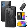 Mobigear Mandala Samsung Galaxy M52 Capa livro Carteira - Preto