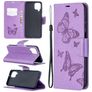 Mobigear Butterfly Samsung Galaxy A12 Funda tipo libro Cartera - Morado