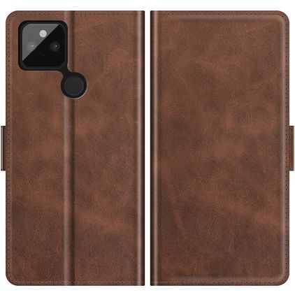 Mobigear Slim Magnet Google Pixel 5a 5G Wallet case - Brown