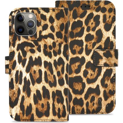 My Style Flex Wallet iPhone 12 Pro Pungetui med Seddelrum - Wild Leopard