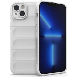 Mobigear Bumpy iPhone 14 Plus TPU flexible Carcasa - Blanco