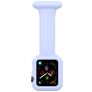 Mobigear Clip Case Sygeplejerskeur Apple Watch Urrem Sikkerhedsnål - 46/45/44 mm - Lyslilla