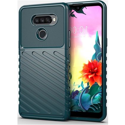 Mobigear Groove LG K50s Flexible TPU Back cover - Green