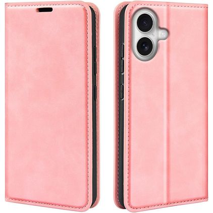 Mobigear Retro Slim iPhone 17 Cover a libro portafoglio - Rosa