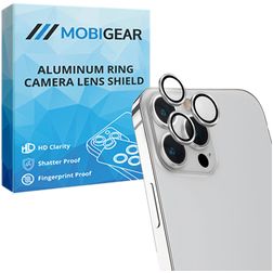Mobigear Single iPhone 13 Pro Cristal templado Protector de lente de cámara - Compatible con fundas - Plateado