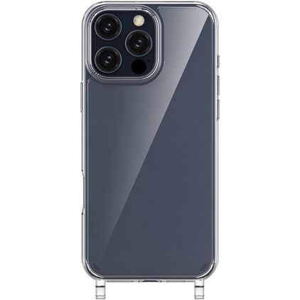Mobigear Mix & Match Transparente iPhone 16 Pro Max TPU flexível Capa com cordão - Transparente