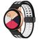 Mobigear Sport Plus Mag Silikoni Smartwatch Ranneke Magneettilukko - 22 mm - Musta / Valkoinen