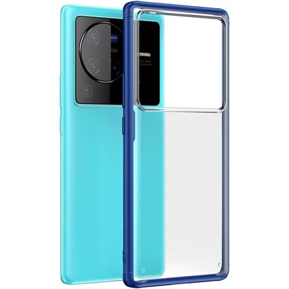 Mobigear Shockproof Vivo X80 Pro Funda Plástico rígido Carcasa - Azul oscuro