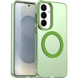 Mobigear Shockproof Samsung Galaxy S26 Plus MagSafe Tvrdý plast Zadní kryt - Zelená