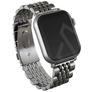 Burga Chic Royal Rostfritt stål Apple Watch Armband Fjärilslås - 42/41/40/38 mm - Silver