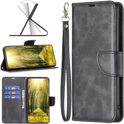 Mobigear Excellent Nokia X30 Pungetui med Seddelrum - Sort