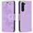 Mobigear Butterfly Samsung Galaxy S24 Plus Wallet case - Purple