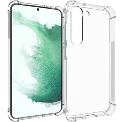 Mobigear Cushion Transparent Samsung Galaxy S23 Plus Flexibel TPU Skal Stötsäkert - Transparent