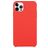 Mobigear Rubber Touch iPhone 15 Pro Max Silikon Etui plecki - Czerwony