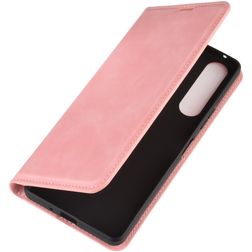 Mobigear Retro Slim Sony Xperia 10 II Wallet case - Pink