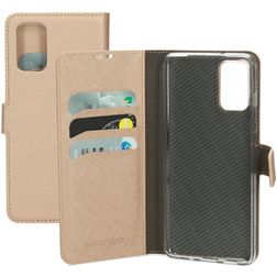 Mobiparts Saffiano Wallet Samsung Galaxy S20 Plus Lompakkokotelo + Setelitasku - Copper