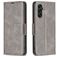 Mobigear Excellent Samsung Galaxy A35 Funda tipo libro Cartera - Gris