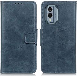 Mobigear Classy Nokia X30 Pungetui med Seddelrum - Blå