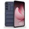 Mobigear Bumpy Samsung Galaxy S25 FE Elastyczne TPU Etui plecki - Ciemnoniebieski