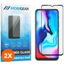 Mobigear Premium Motorola Moto E7 Plus Cristal templado Protector de pantalla - Compatible con fundas - Negro (pack de 2)