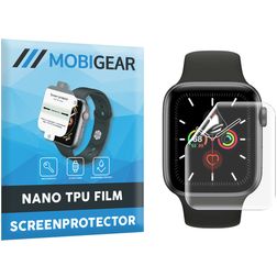 Mobigear Apple Watch - 44 mm Hidrogel TPU Película de ecrã - Compatível com capas