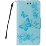 Mobigear Butterfly Samsung Galaxy A8 (2018) Wallet case - Blue