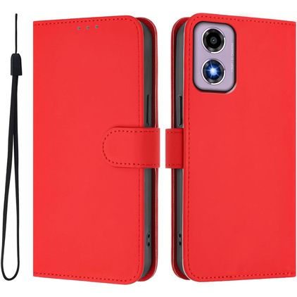 Mobigear Urban Wallet Motorola Moto G04 Funda tipo libro Cartera - Rojo