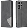 Mobigear Rhombus Slim Samsung Galaxy S24 Ultra Lompakkokotelo - Musta