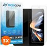 Mobigear Premium Samsung Galaxy Z Fold 4 Vidro temperado Película de ecrã - Compatível com capas - Preto (Pack de 3)