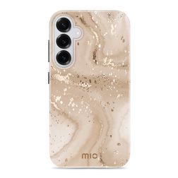 MIO Samsung Galaxy S26 Plus MagSafe Plástico rígido Capa traseira - Gold Marble