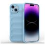 Mobigear Bumpy iPhone 15 Plus Flexibilní TPU Zadní kryt - Modrá