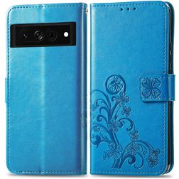 Mobigear Clover Google Pixel 7 Pro Capa livro Carteira - Azul