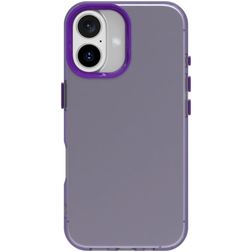 Mobigear Crystal iPhone 16 Plus Funda Plástico rígido Carcasa - Morado