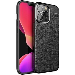 Mobigear Luxury iPhone 14 Pro Max Joustava TPU Suojakuori - Musta