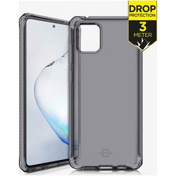 ITSKINS SpectrumClear Samsung Galaxy Note 10 Lite TPU flexível Capa traseira Antichoque - Preto
